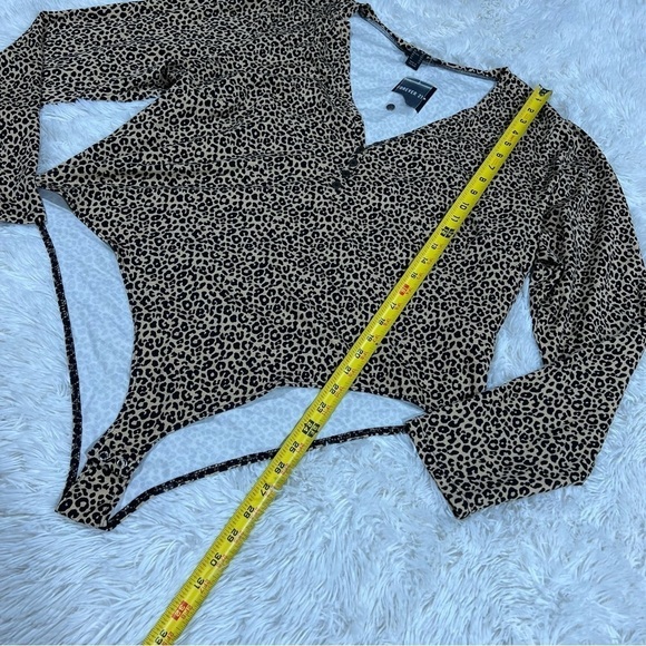 Forever 21 Plus Size Leopard Print Bodysuit 3X NWT - Picture 4 of 12
